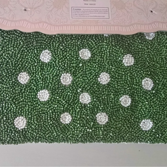 Rare. Made in India beaded martini clutch purse / wallet / coin purse - Picture 2 of 2